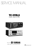 Yamaha TC-511-B - Service Manual 